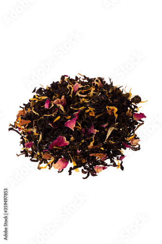 loose tea from different packs of Ceylon tea with the addition of various supplements