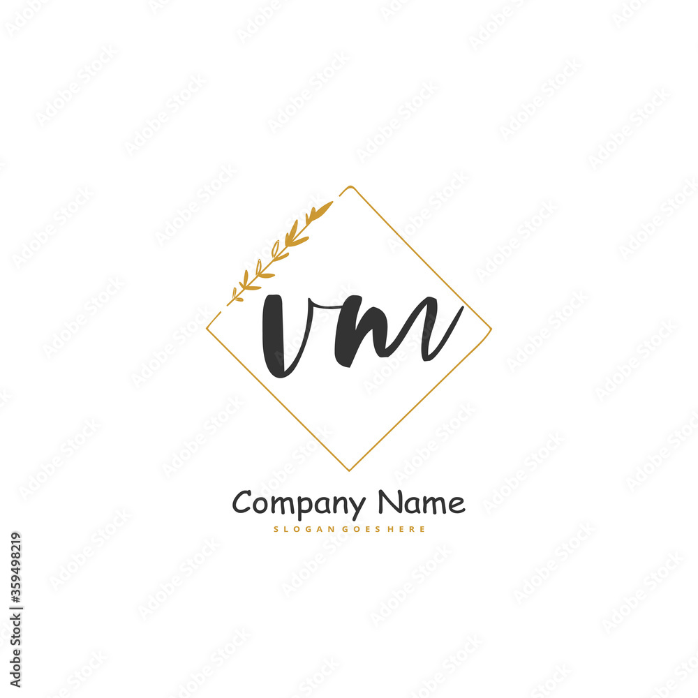 V M VM Initial handwriting and signature logo design with circle. Beautiful design handwritten logo for fashion, team, wedding, luxury logo. V M VM Initial handwriting and signature logo design with circle. Beautiful design handwritten logo for fashion, team, wedding, luxury logo.
