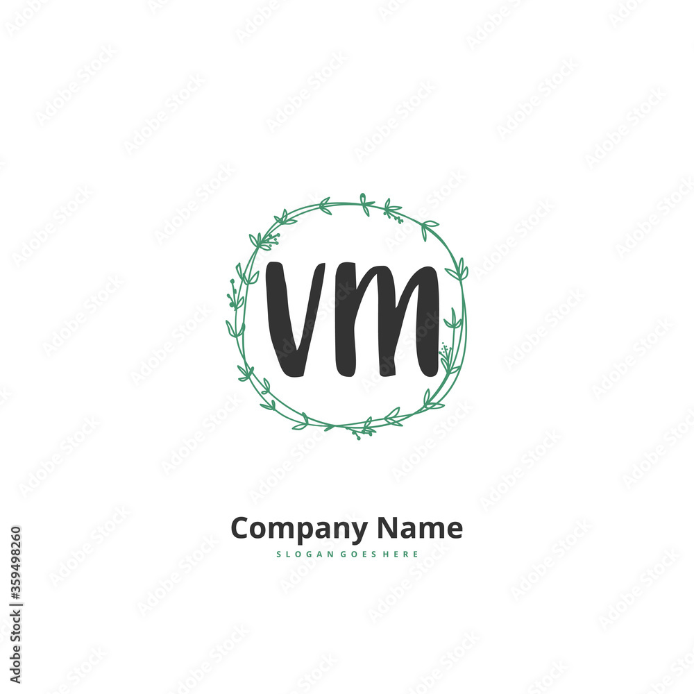 V M VM Initial handwriting and signature logo design with circle. Beautiful design handwritten logo for fashion, team, wedding, luxury logo. V M VM Initial handwriting and signature logo design with circle. Beautiful design handwritten logo for fashion, team, wedding, luxury logo.