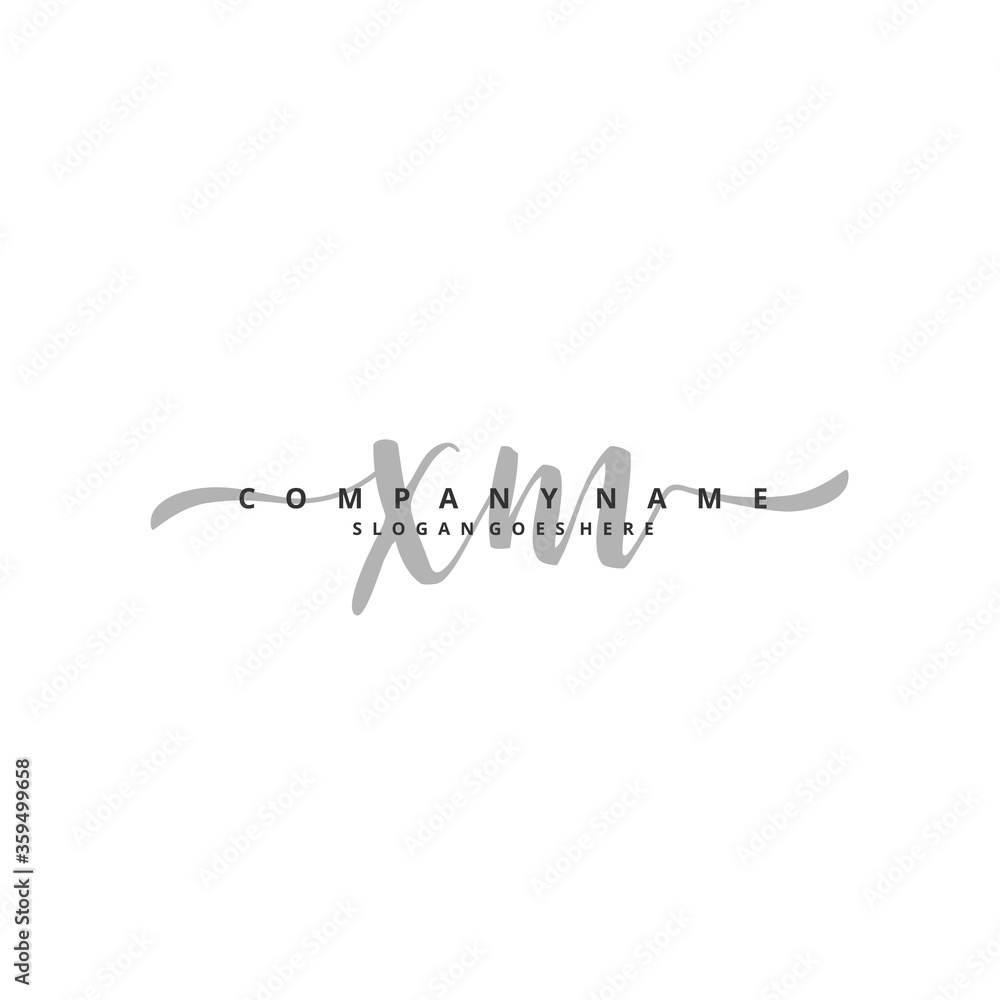 X M XM Initial handwriting and signature logo design with circle. Beautiful design handwritten logo for fashion, team, wedding, luxury logo. X M XM Initial handwriting and signature logo design with circle. Beautiful design handwritten logo for fashion, team, wedding, luxury logo.