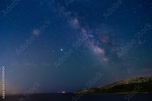 Milky Way in Sounio, Greece