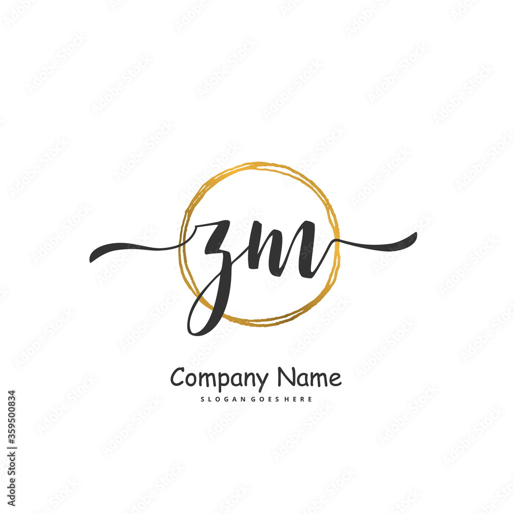 Z M ZM Initial handwriting and signature logo design with circle. Beautiful design handwritten logo for fashion, team, wedding, luxury logo. Z M ZM Initial handwriting and signature logo design with circle. Beautiful design handwritten logo for fashion, team, wedding, luxury logo.
