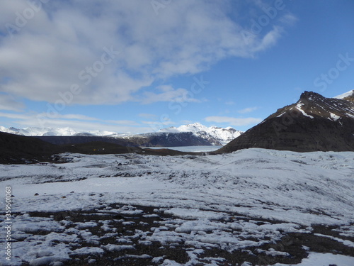 Glacier landscape in Iceland