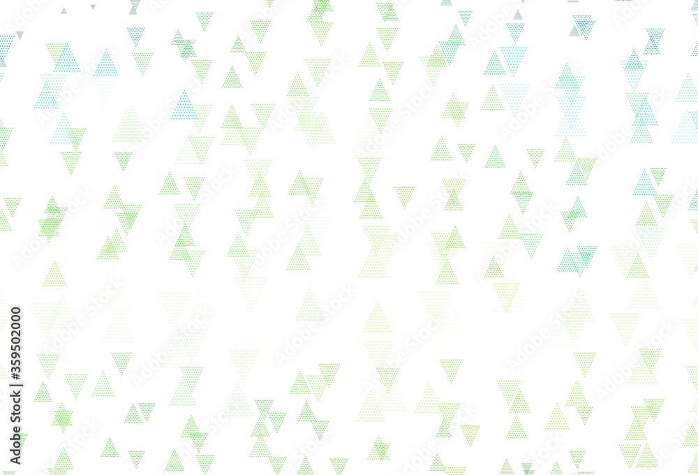 Light Green vector background with triangles. Light Green vector background with triangles.