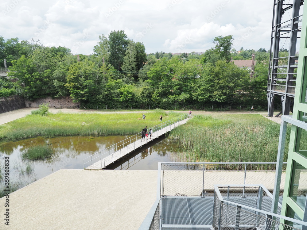 Fototapeta premium Grube Reden – Erlebnisort Reden - Wassergärten