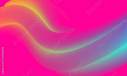 Abstract riffled shape background