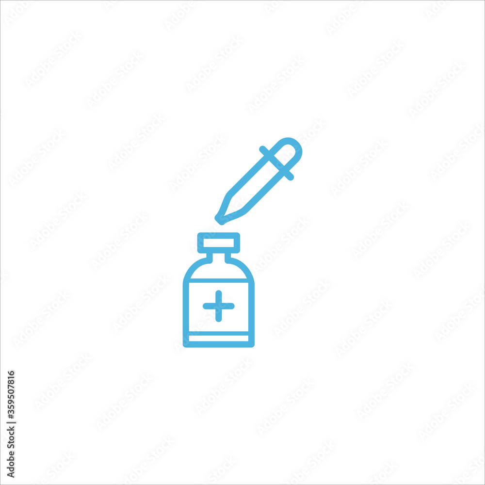 pipette icon flat vector logo design trendy pipette icon flat vector logo design trendy