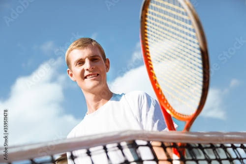 Portrait of a Male Tennis Player © BillionPhotos.com