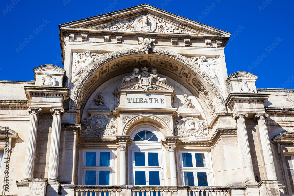 Opera Grand Avignon Theatre at Place de l'Horloge in Avignon France