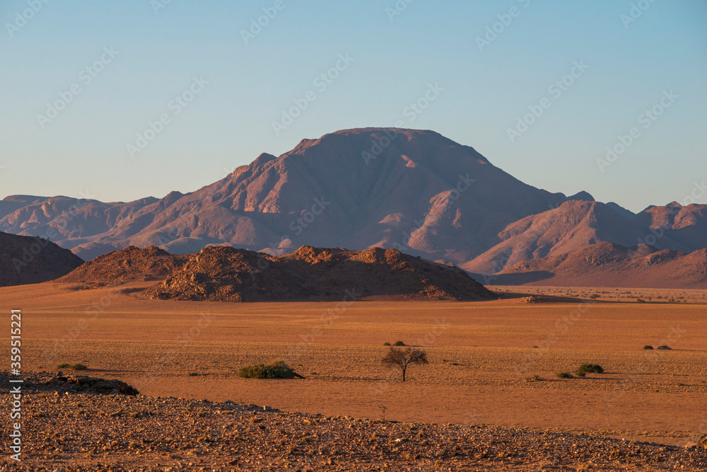 twilight in desert