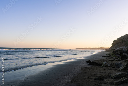 sunset at the beach