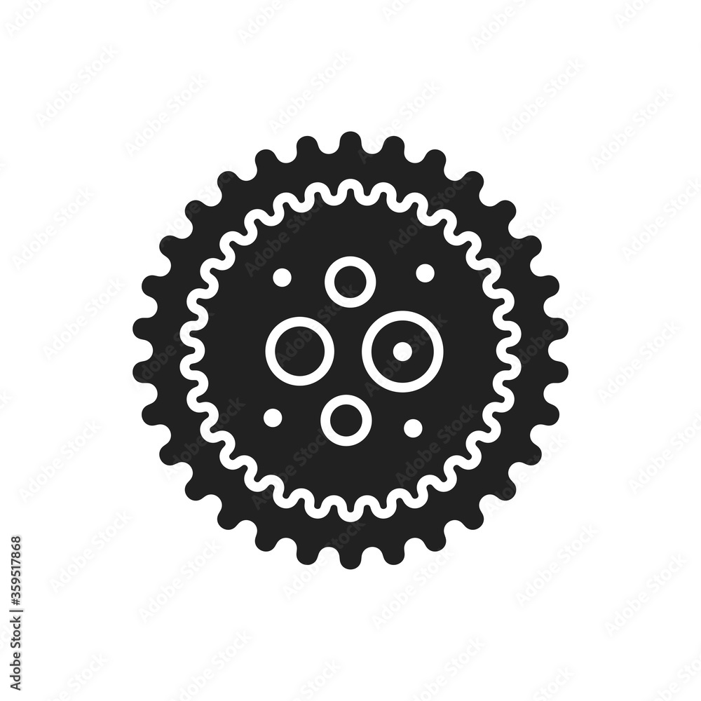 Virus hepatitis b black glyph icon. Bacteria, microorganism sign. Disease and illness concept. Pictogram for web, mobile app, promo. UI UX design element. Virus hepatitis b black glyph icon. Bacteria, microorganism sign. Disease and illness concept. Pictogram for web, mobile app, promo. UI UX design element.