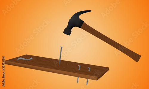 Hammer, Nail, 'n Board