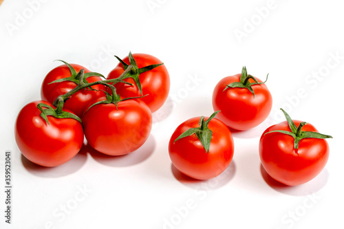 Fresh Red Tomatoes Isolated On White © Вячеслав 