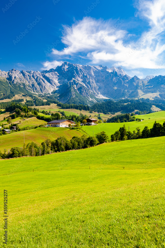 Austrian Alps nearby Arturhaus and Bischofshofen