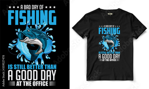 Fishing T shirt design
