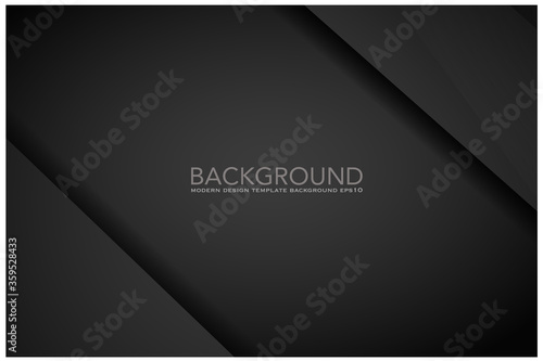 black abstract background pattern stripe paper material 3d render. business technology commercial sale concept layout with copy space
