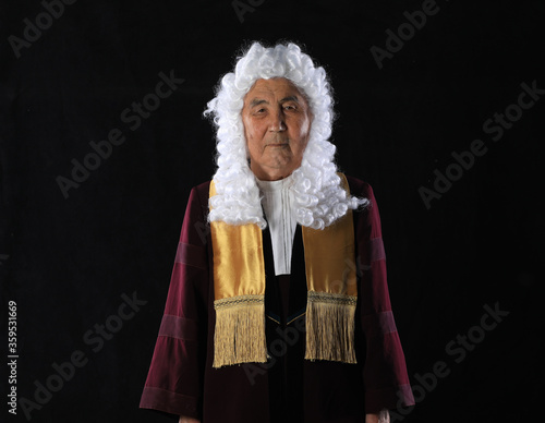 portrait of an old lord,nobleman