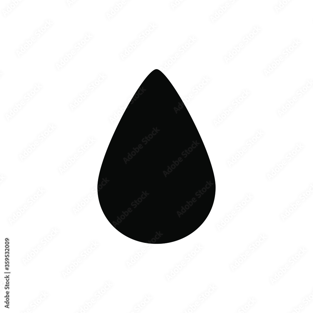 Oil drop on a white background, vector illustration
Oil drop on a white background, vector illustration