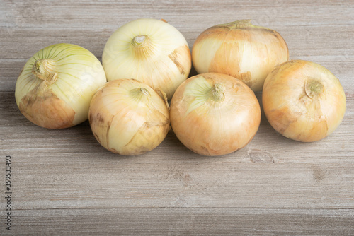 Authentic White Sweet Southern Onions On A White Panel Board