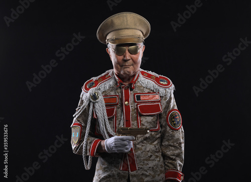 Fotografia, Obraz portrait of an old dictator general