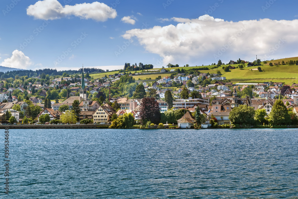 View of Wadenswil, Switzerland