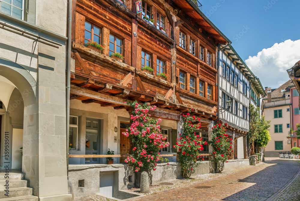Street in Rapperswil, Switzerland