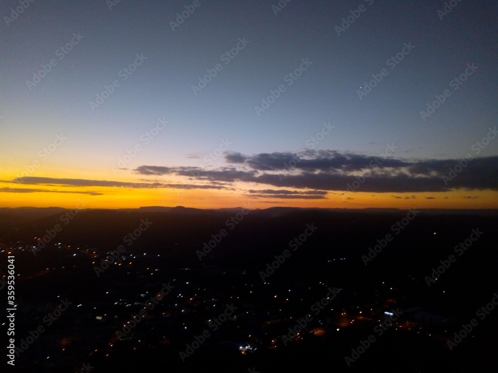 Obraz premium Pôr-do-sol