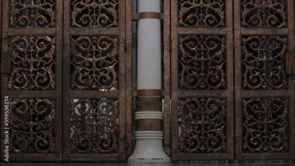 old door in the mosque