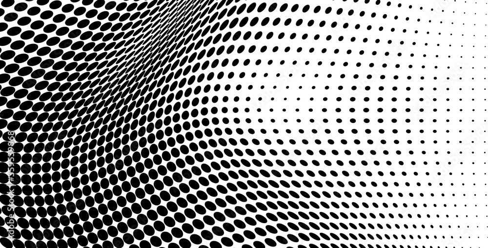 Abstract halftone wave dotted background. Futuristic twisted grunge pattern Abstract halftone wave dotted background. Futuristic twisted grunge pattern