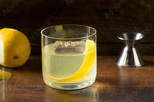 Boozy Clarified English Milk Punch