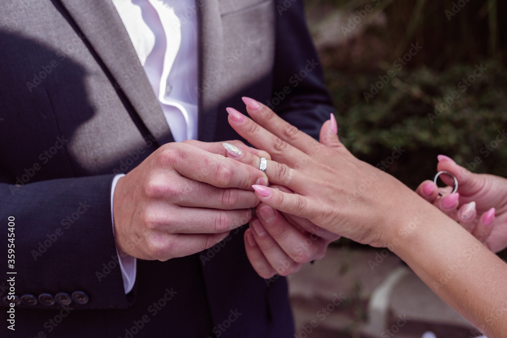 Fototapeta premium The wedding day is one of the most beautiful days in life