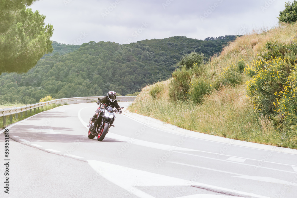 motorbike on the road motorbike on the road