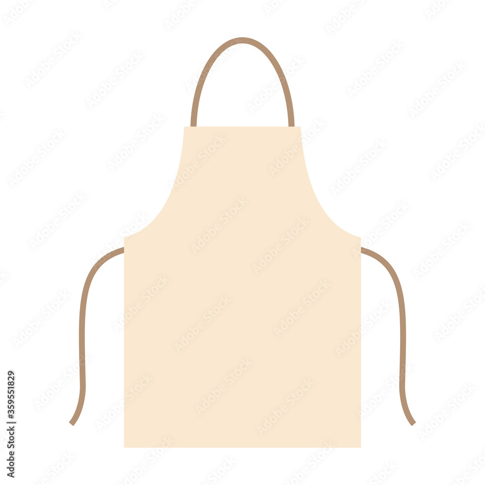 Apron. Isolated on white background. Vector illustration. Apron. Isolated on white background. Vector illustration.