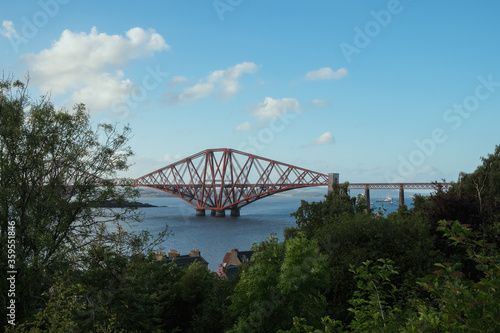 View of Forth Bridge, the world’s longest cantilever bridge, Scotland, United Kingdom © George