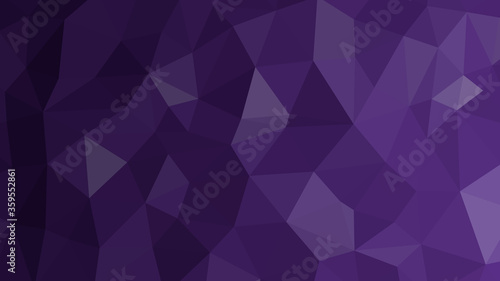 Abstract geometric background with shades of purple and violet. Template for web and mobile interfaces, infographics, banners, advertising, applications.