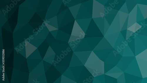 Fototapeta Naklejka Na Ścianę i Meble -  Abstract geometric background with shades of teal. Template for web and mobile interfaces, infographics, banners, advertising, applications.