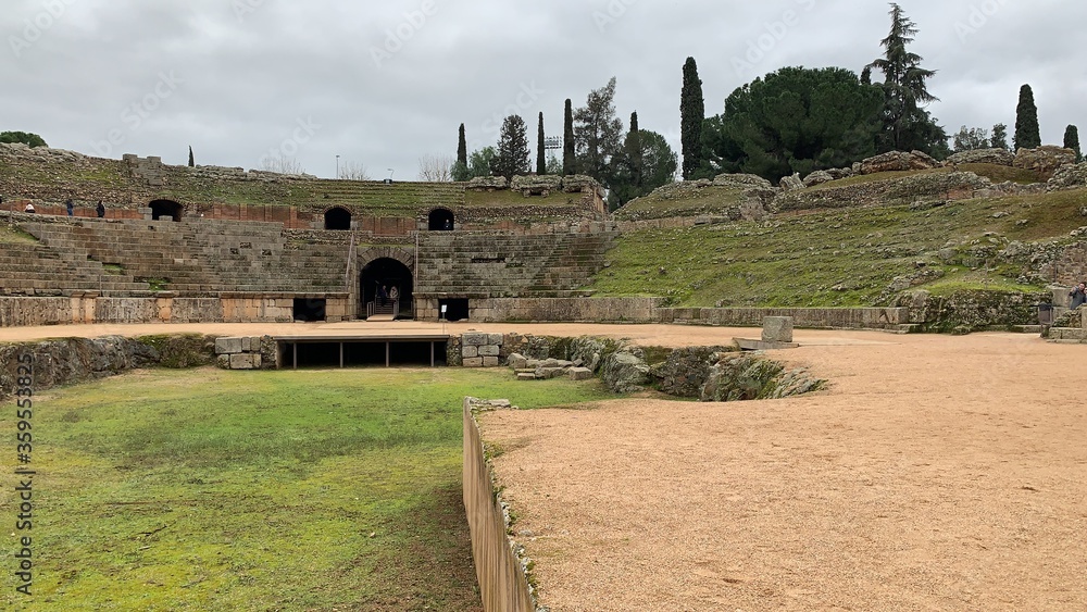 Anfiteatro romano de Merida.