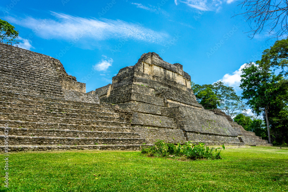 Caracol Temple  near San Ignacio in Belize near Guatemala.