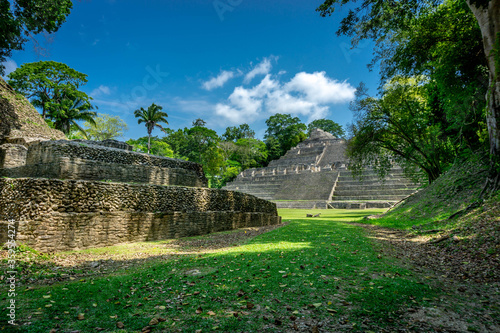 Caracol Temple  near San Ignacio in Belize near Guatemala. photo