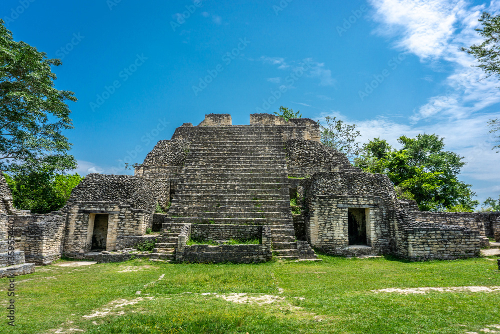 Caracol Temple  near San Ignacio in Belize near Guatemala.