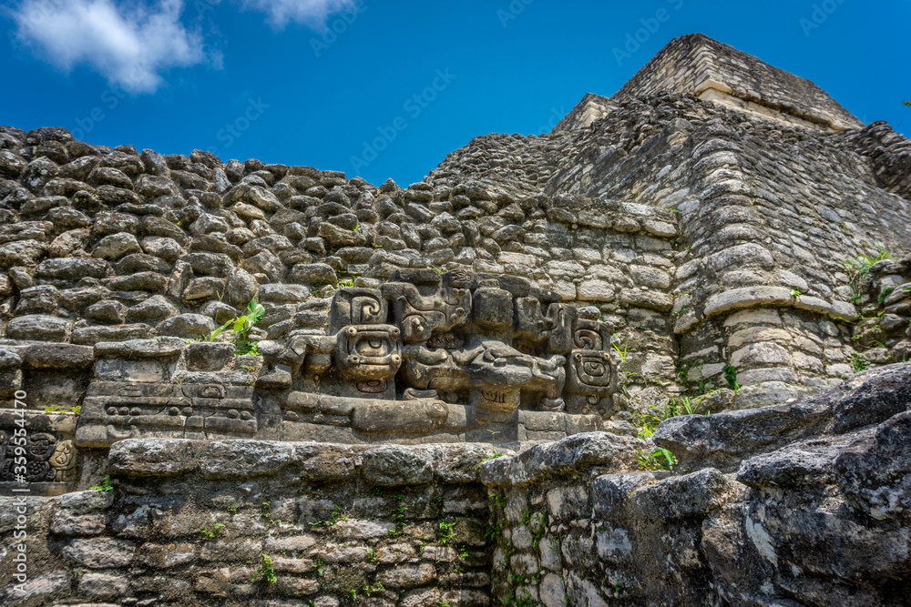 Caracol Temple  near San Ignacio in Belize near Guatemala.