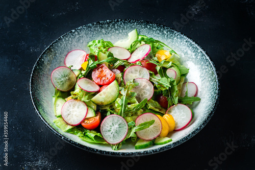 fresh radish healthy salad.