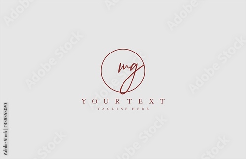 MG Letter Logo Manual Elegant Minimalist Signature