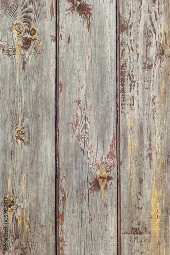 The texture of old wooden boards. Wooden background. Close-up, 