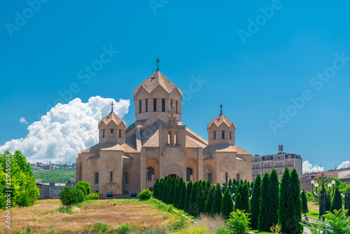 Church of St. Gregory the Illuminator in the center of Yerevan, Armenia