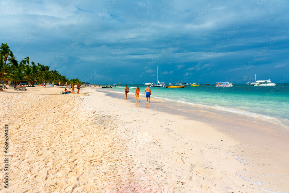 Caribbean sea view, bavaro beach, Punta cana, Dominican Republic