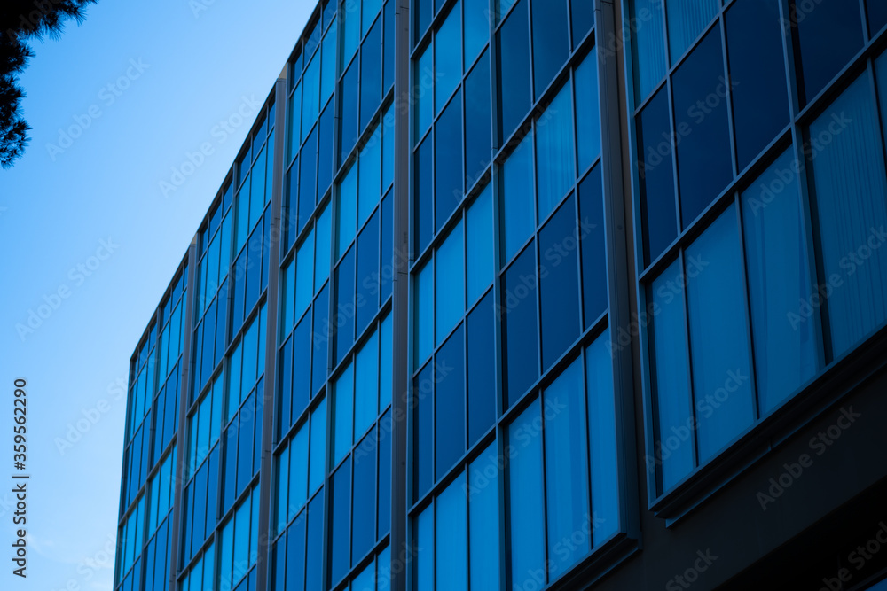 Building and glass windows Building and glass windows