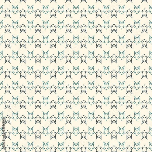 Seamless pattern with arrow fletching. Repeated chevrons wallpaper. Tribal and ethnic motif. Native americans ornament