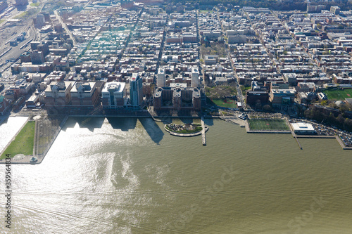 Bird's Eye View Of Hoboken NJ